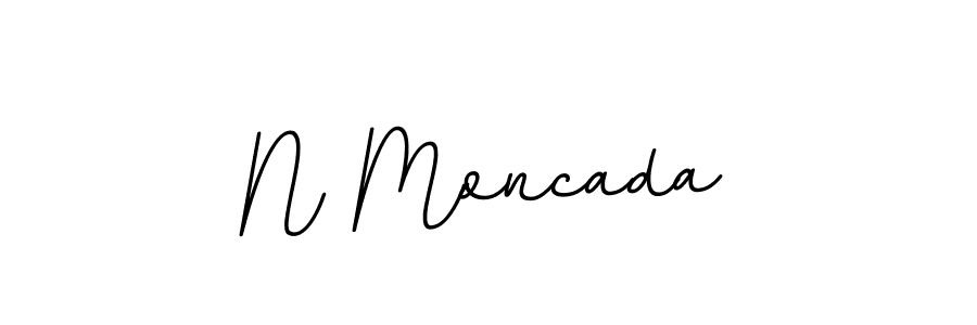 Also we have N Moncada name is the best signature style. Create professional handwritten signature collection using BallpointsItalic-DORy9 autograph style. N Moncada signature style 11 images and pictures png