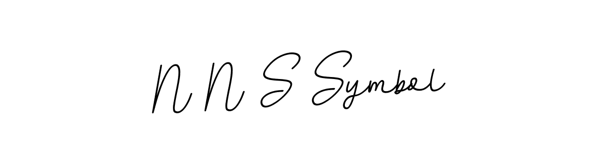 This is the best signature style for the N N S Symbol name. Also you like these signature font (BallpointsItalic-DORy9). Mix name signature. N N S Symbol signature style 11 images and pictures png