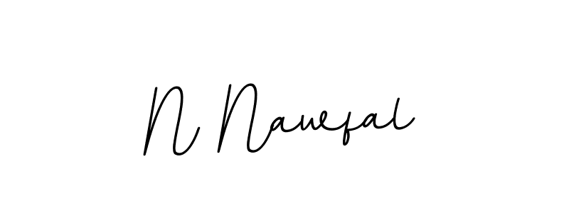 Use a signature maker to create a handwritten signature online. With this signature software, you can design (BallpointsItalic-DORy9) your own signature for name N Nawfal. N Nawfal signature style 11 images and pictures png