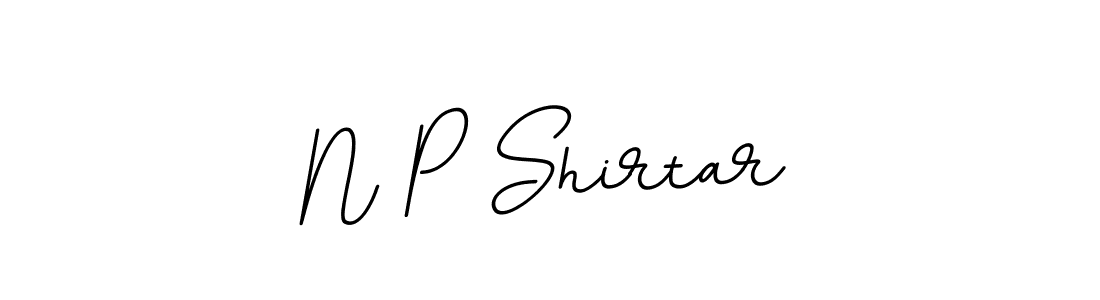 N P Shirtar stylish signature style. Best Handwritten Sign (BallpointsItalic-DORy9) for my name. Handwritten Signature Collection Ideas for my name N P Shirtar. N P Shirtar signature style 11 images and pictures png