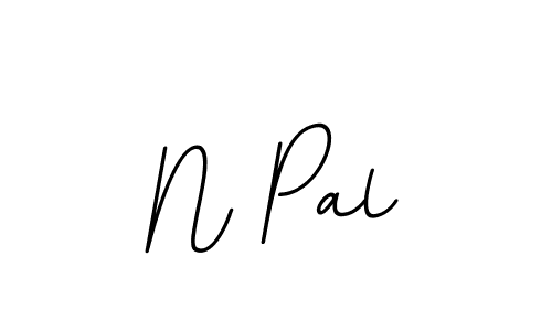 The best way (BallpointsItalic-DORy9) to make a short signature is to pick only two or three words in your name. The name N Pal include a total of six letters. For converting this name. N Pal signature style 11 images and pictures png