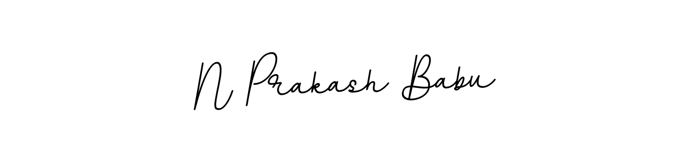 Make a beautiful signature design for name N Prakash Babu. Use this online signature maker to create a handwritten signature for free. N Prakash Babu signature style 11 images and pictures png