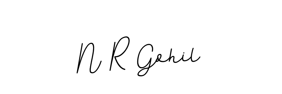 You can use this online signature creator to create a handwritten signature for the name N R Gohil. This is the best online autograph maker. N R Gohil signature style 11 images and pictures png