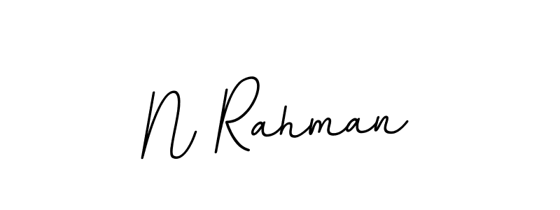 Also we have N Rahman name is the best signature style. Create professional handwritten signature collection using BallpointsItalic-DORy9 autograph style. N Rahman signature style 11 images and pictures png