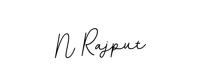 You should practise on your own different ways (BallpointsItalic-DORy9) to write your name (N Rajput) in signature. don't let someone else do it for you. N Rajput signature style 11 images and pictures png