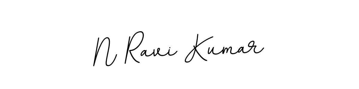 Create a beautiful signature design for name N Ravi Kumar. With this signature (BallpointsItalic-DORy9) fonts, you can make a handwritten signature for free. N Ravi Kumar signature style 11 images and pictures png