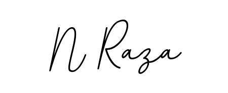 Quickly download N Raza name signature in high-resolution PNG using BallpointsItalic-DORy9 style. Ready to insert into PDFs and online applications. N Raza signature style 11 images and pictures png