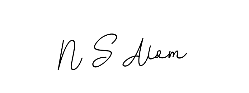 Also You can easily find your signature by using the search form. We will create N S Alom name handwritten signature images for you free of cost using BallpointsItalic-DORy9 sign style. N S Alom signature style 11 images and pictures png