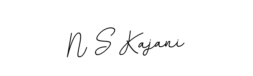 N S Kajani stylish signature style. Best Handwritten Sign (BallpointsItalic-DORy9) for my name. Handwritten Signature Collection Ideas for my name N S Kajani. N S Kajani signature style 11 images and pictures png