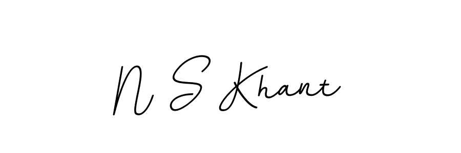 How to Draw N S Khant signature style? BallpointsItalic-DORy9 is a latest design signature styles for name N S Khant. N S Khant signature style 11 images and pictures png