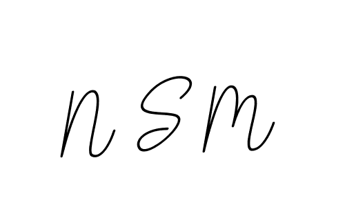 N S M stylish signature style. Best Handwritten Sign (BallpointsItalic-DORy9) for my name. Handwritten Signature Collection Ideas for my name N S M. N S M signature style 11 images and pictures png