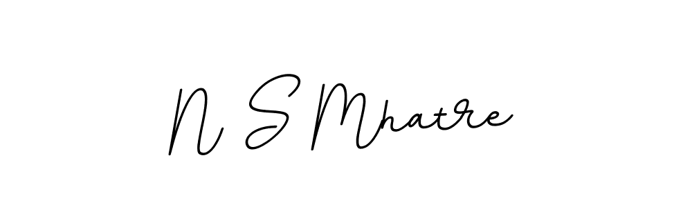 Use a signature maker to create a handwritten signature online. With this signature software, you can design (BallpointsItalic-DORy9) your own signature for name N S Mhatre. N S Mhatre signature style 11 images and pictures png