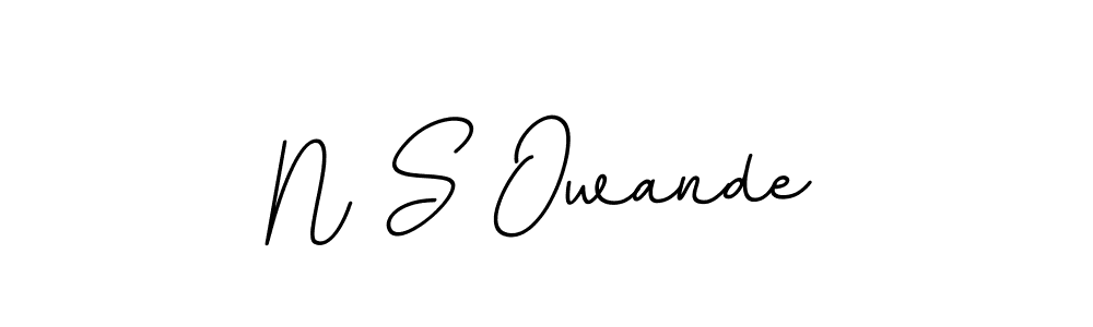 Also we have N S Owande name is the best signature style. Create professional handwritten signature collection using BallpointsItalic-DORy9 autograph style. N S Owande signature style 11 images and pictures png