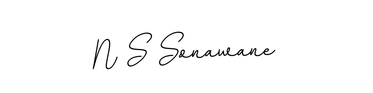 Use a signature maker to create a handwritten signature online. With this signature software, you can design (BallpointsItalic-DORy9) your own signature for name N S Sonawane. N S Sonawane signature style 11 images and pictures png