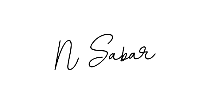 It looks lik you need a new signature style for name N Sabar. Design unique handwritten (BallpointsItalic-DORy9) signature with our free signature maker in just a few clicks. N Sabar signature style 11 images and pictures png