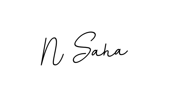 Use a signature maker to create a handwritten signature online. With this signature software, you can design (BallpointsItalic-DORy9) your own signature for name N Saha. N Saha signature style 11 images and pictures png