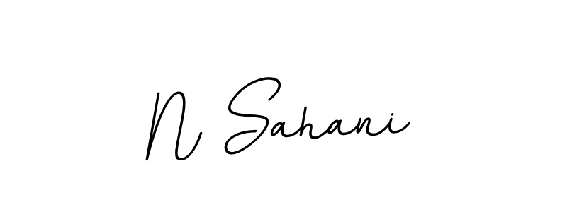 This is the best signature style for the N Sahani name. Also you like these signature font (BallpointsItalic-DORy9). Mix name signature. N Sahani signature style 11 images and pictures png