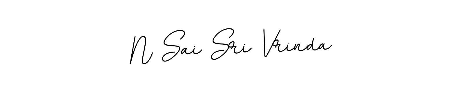 The best way (BallpointsItalic-DORy9) to make a short signature is to pick only two or three words in your name. The name N Sai Sri Vrinda include a total of six letters. For converting this name. N Sai Sri Vrinda signature style 11 images and pictures png