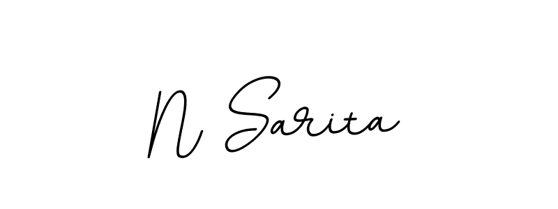 Make a beautiful signature design for name N Sarita. Use this online signature maker to create a handwritten signature for free. N Sarita signature style 11 images and pictures png