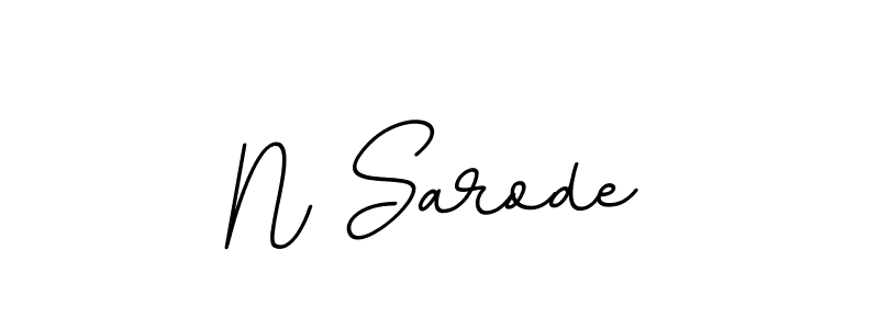 How to make N Sarode signature? BallpointsItalic-DORy9 is a professional autograph style. Create handwritten signature for N Sarode name. N Sarode signature style 11 images and pictures png