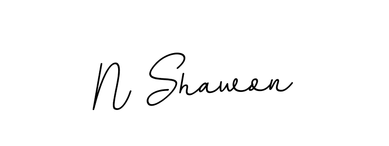 It looks lik you need a new signature style for name N Shawon. Design unique handwritten (BallpointsItalic-DORy9) signature with our free signature maker in just a few clicks. N Shawon signature style 11 images and pictures png