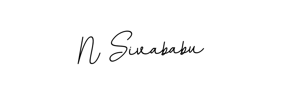 You can use this online signature creator to create a handwritten signature for the name N Sivababu. This is the best online autograph maker. N Sivababu signature style 11 images and pictures png