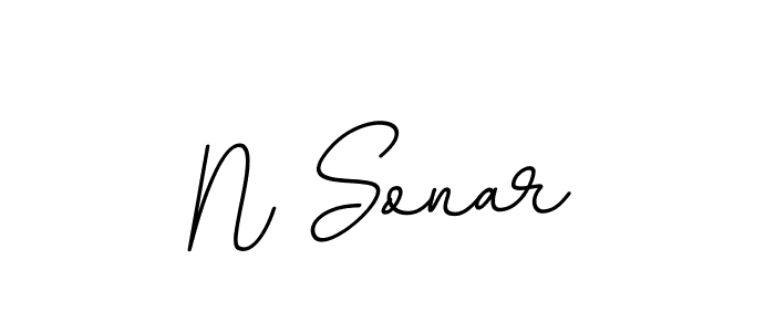 Create a beautiful signature design for name N Sonar. With this signature (BallpointsItalic-DORy9) fonts, you can make a handwritten signature for free. N Sonar signature style 11 images and pictures png