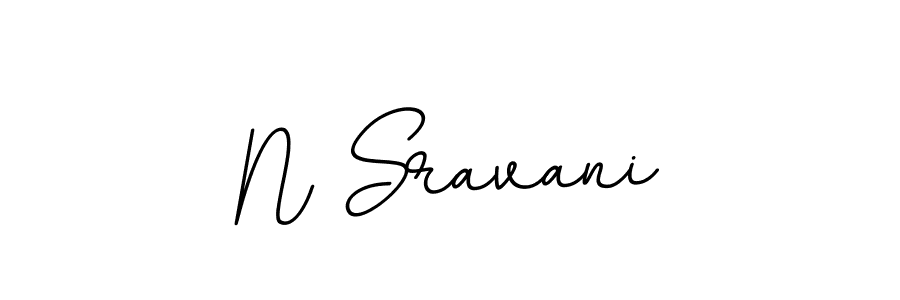 Design your own signature with our free online signature maker. With this signature software, you can create a handwritten (BallpointsItalic-DORy9) signature for name N Sravani. N Sravani signature style 11 images and pictures png