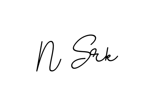The best way (BallpointsItalic-DORy9) to make a short signature is to pick only two or three words in your name. The name N Srk include a total of six letters. For converting this name. N Srk signature style 11 images and pictures png