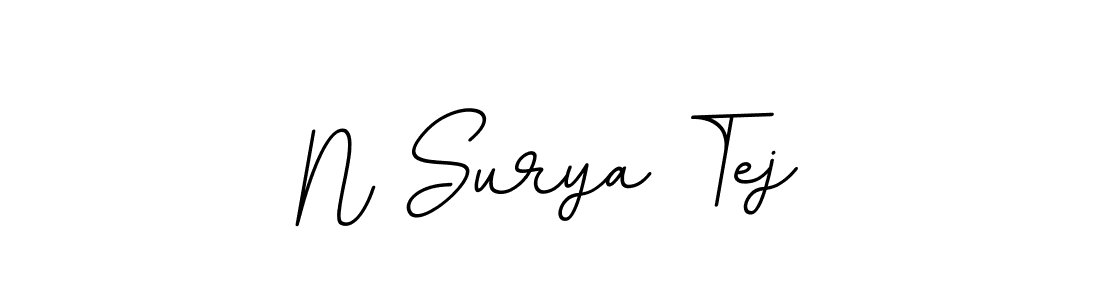 Also we have N Surya Tej name is the best signature style. Create professional handwritten signature collection using BallpointsItalic-DORy9 autograph style. N Surya Tej signature style 11 images and pictures png