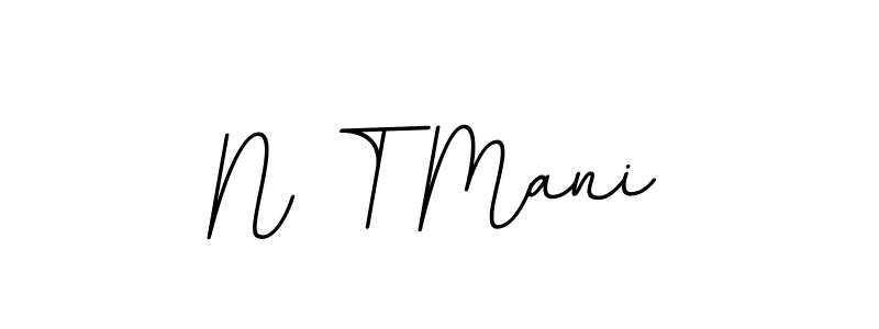 This is the best signature style for the N T Mani name. Also you like these signature font (BallpointsItalic-DORy9). Mix name signature. N T Mani signature style 11 images and pictures png