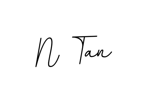 The best way (BallpointsItalic-DORy9) to make a short signature is to pick only two or three words in your name. The name N Tan include a total of six letters. For converting this name. N Tan signature style 11 images and pictures png