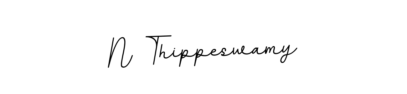 The best way (BallpointsItalic-DORy9) to make a short signature is to pick only two or three words in your name. The name N Thippeswamy include a total of six letters. For converting this name. N Thippeswamy signature style 11 images and pictures png