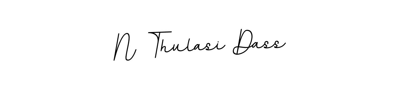 Use a signature maker to create a handwritten signature online. With this signature software, you can design (BallpointsItalic-DORy9) your own signature for name N Thulasi Dass. N Thulasi Dass signature style 11 images and pictures png