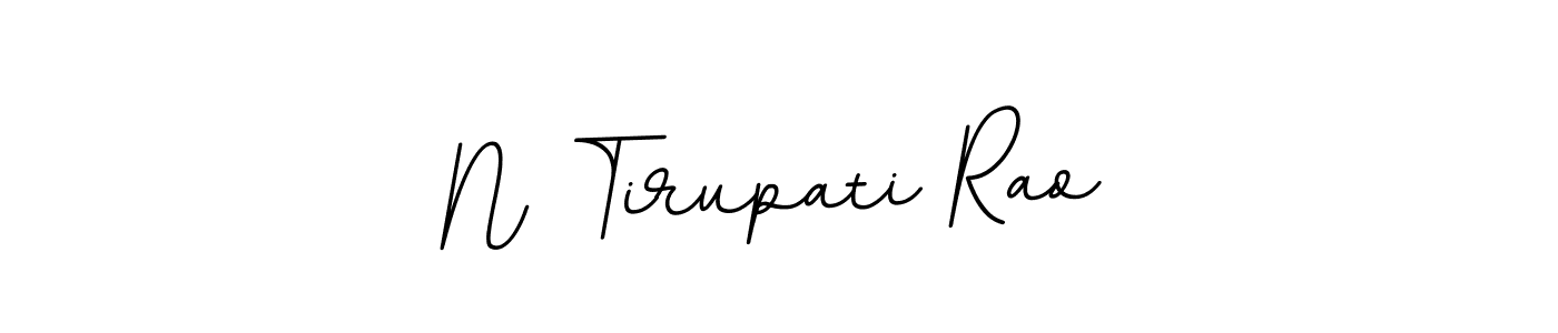 You should practise on your own different ways (BallpointsItalic-DORy9) to write your name (N Tirupati Rao) in signature. don't let someone else do it for you. N Tirupati Rao signature style 11 images and pictures png