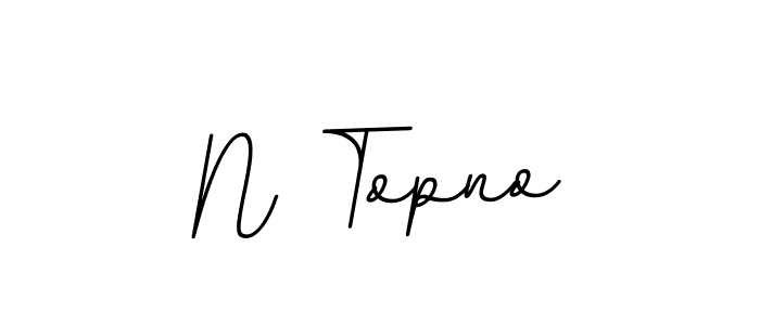 Also we have N Topno name is the best signature style. Create professional handwritten signature collection using BallpointsItalic-DORy9 autograph style. N Topno signature style 11 images and pictures png
