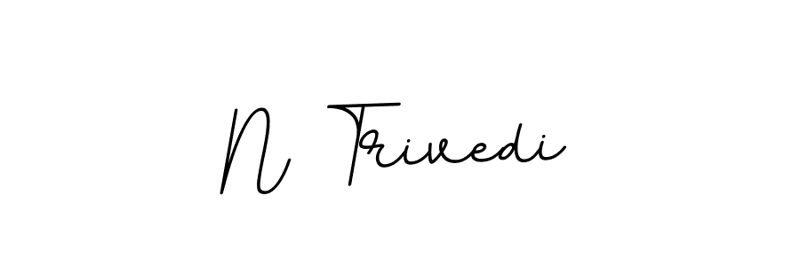 The best way (BallpointsItalic-DORy9) to make a short signature is to pick only two or three words in your name. The name N Trivedi include a total of six letters. For converting this name. N Trivedi signature style 11 images and pictures png