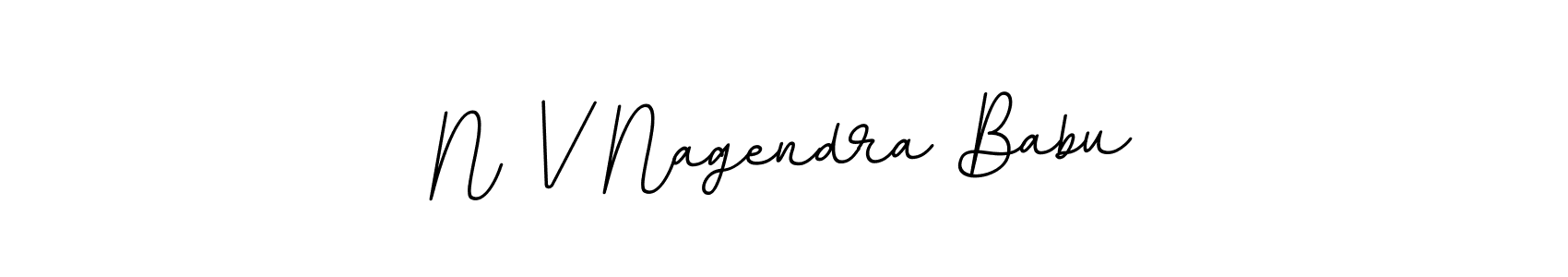 The best way (BallpointsItalic-DORy9) to make a short signature is to pick only two or three words in your name. The name N V Nagendra Babu include a total of six letters. For converting this name. N V Nagendra Babu signature style 11 images and pictures png