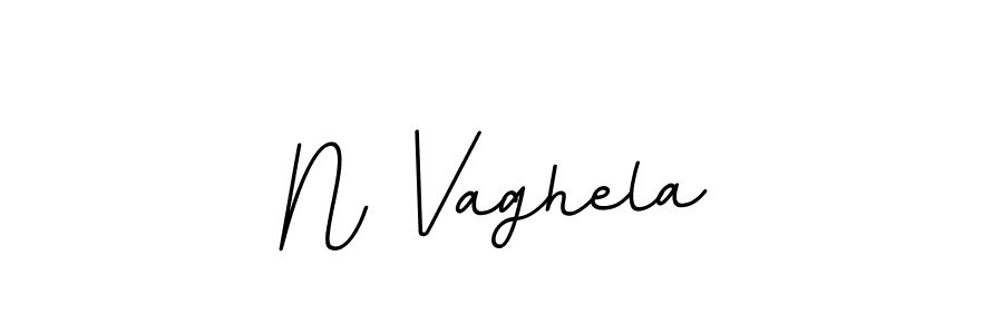 N Vaghela stylish signature style. Best Handwritten Sign (BallpointsItalic-DORy9) for my name. Handwritten Signature Collection Ideas for my name N Vaghela. N Vaghela signature style 11 images and pictures png