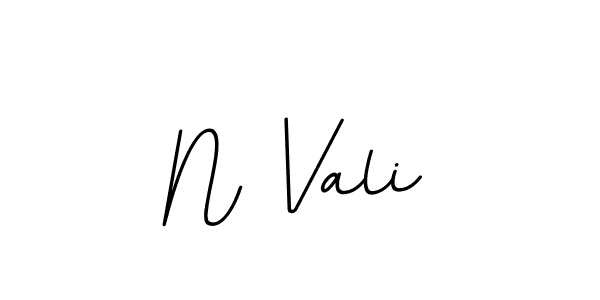 Design your own signature with our free online signature maker. With this signature software, you can create a handwritten (BallpointsItalic-DORy9) signature for name N Vali. N Vali signature style 11 images and pictures png