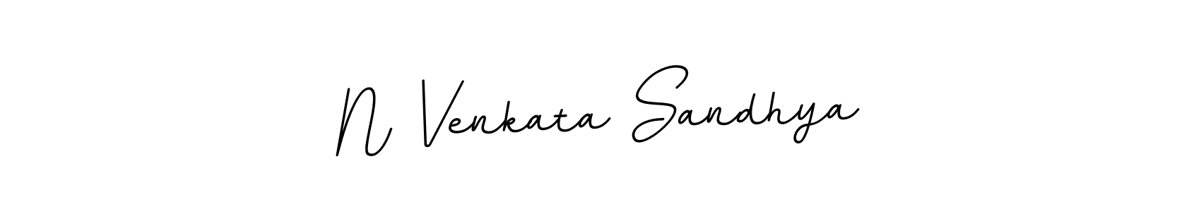 Make a beautiful signature design for name N Venkata Sandhya. Use this online signature maker to create a handwritten signature for free. N Venkata Sandhya signature style 11 images and pictures png