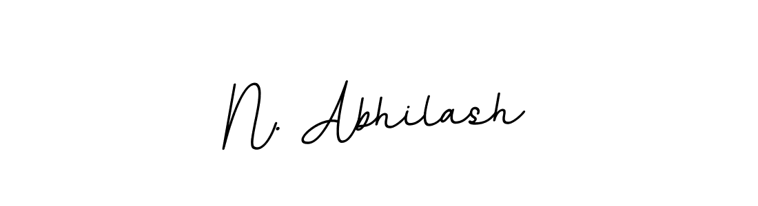 Create a beautiful signature design for name N. Abhilash. With this signature (BallpointsItalic-DORy9) fonts, you can make a handwritten signature for free. N. Abhilash signature style 11 images and pictures png