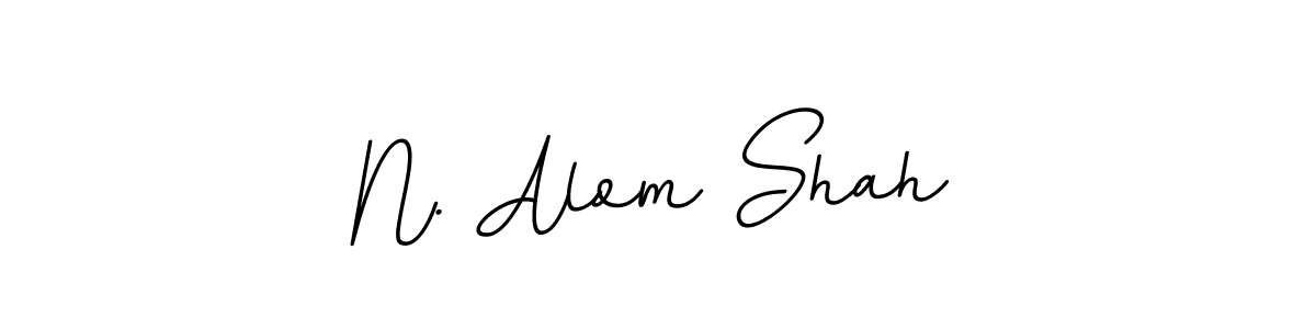 N. Alom Shah stylish signature style. Best Handwritten Sign (BallpointsItalic-DORy9) for my name. Handwritten Signature Collection Ideas for my name N. Alom Shah. N. Alom Shah signature style 11 images and pictures png