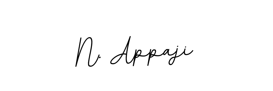 Design your own signature with our free online signature maker. With this signature software, you can create a handwritten (BallpointsItalic-DORy9) signature for name N. Appaji. N. Appaji signature style 11 images and pictures png