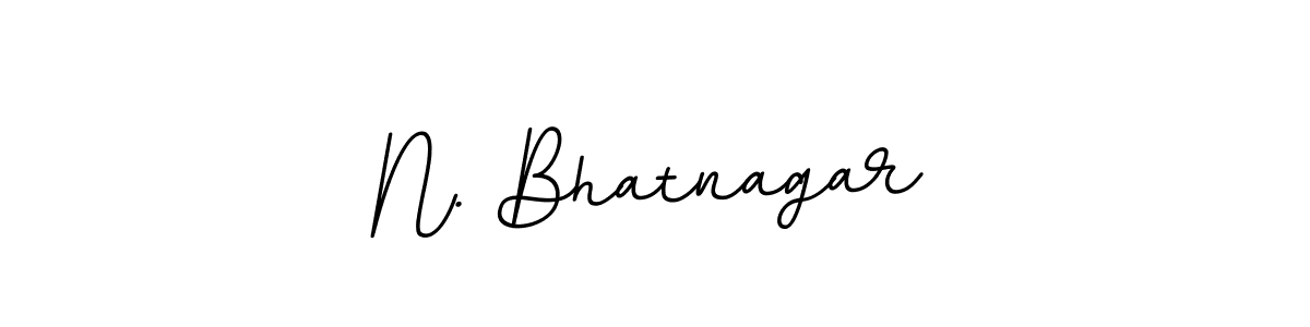 if you are searching for the best signature style for your name N. Bhatnagar. so please give up your signature search. here we have designed multiple signature styles  using BallpointsItalic-DORy9. N. Bhatnagar signature style 11 images and pictures png