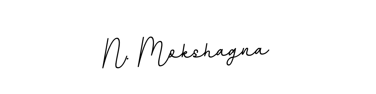 You should practise on your own different ways (BallpointsItalic-DORy9) to write your name (N. Mokshagna) in signature. don't let someone else do it for you. N. Mokshagna signature style 11 images and pictures png