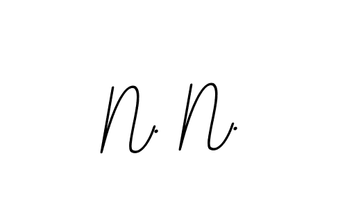 Design your own signature with our free online signature maker. With this signature software, you can create a handwritten (BallpointsItalic-DORy9) signature for name N. N.. N. N. signature style 11 images and pictures png
