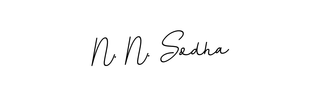 Create a beautiful signature design for name N. N. Sodha. With this signature (BallpointsItalic-DORy9) fonts, you can make a handwritten signature for free. N. N. Sodha signature style 11 images and pictures png