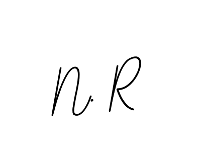 Also we have N. R name is the best signature style. Create professional handwritten signature collection using BallpointsItalic-DORy9 autograph style. N. R signature style 11 images and pictures png