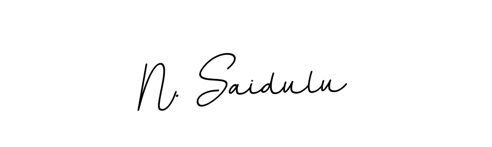 How to Draw N. Saidulu signature style? BallpointsItalic-DORy9 is a latest design signature styles for name N. Saidulu. N. Saidulu signature style 11 images and pictures png